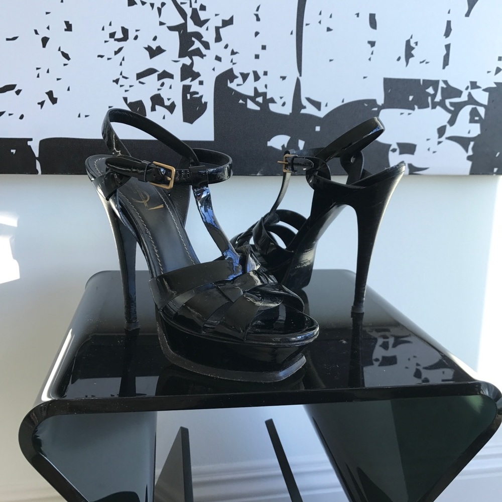 YSL Yves Saint Laurent Tribute Platform Sandals